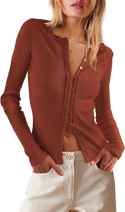 Lightweight Ribbed Cardigan