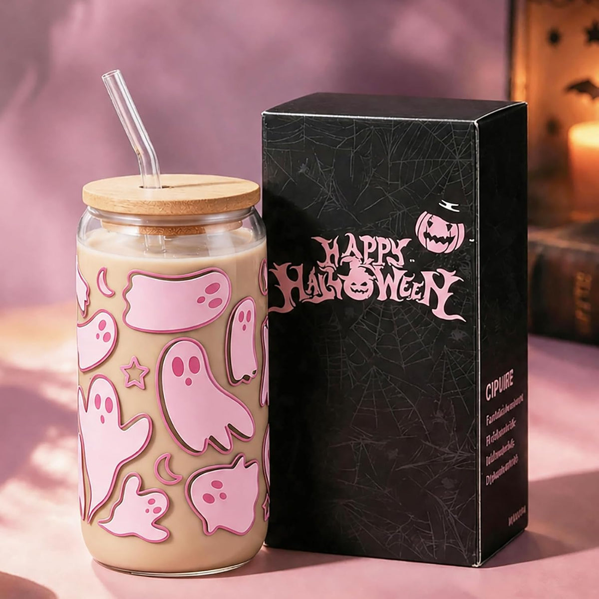 Halloween Ghost Cup Set