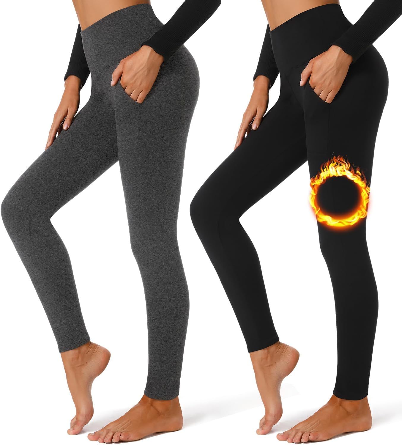 Fleece Lined Leggings (2PK)