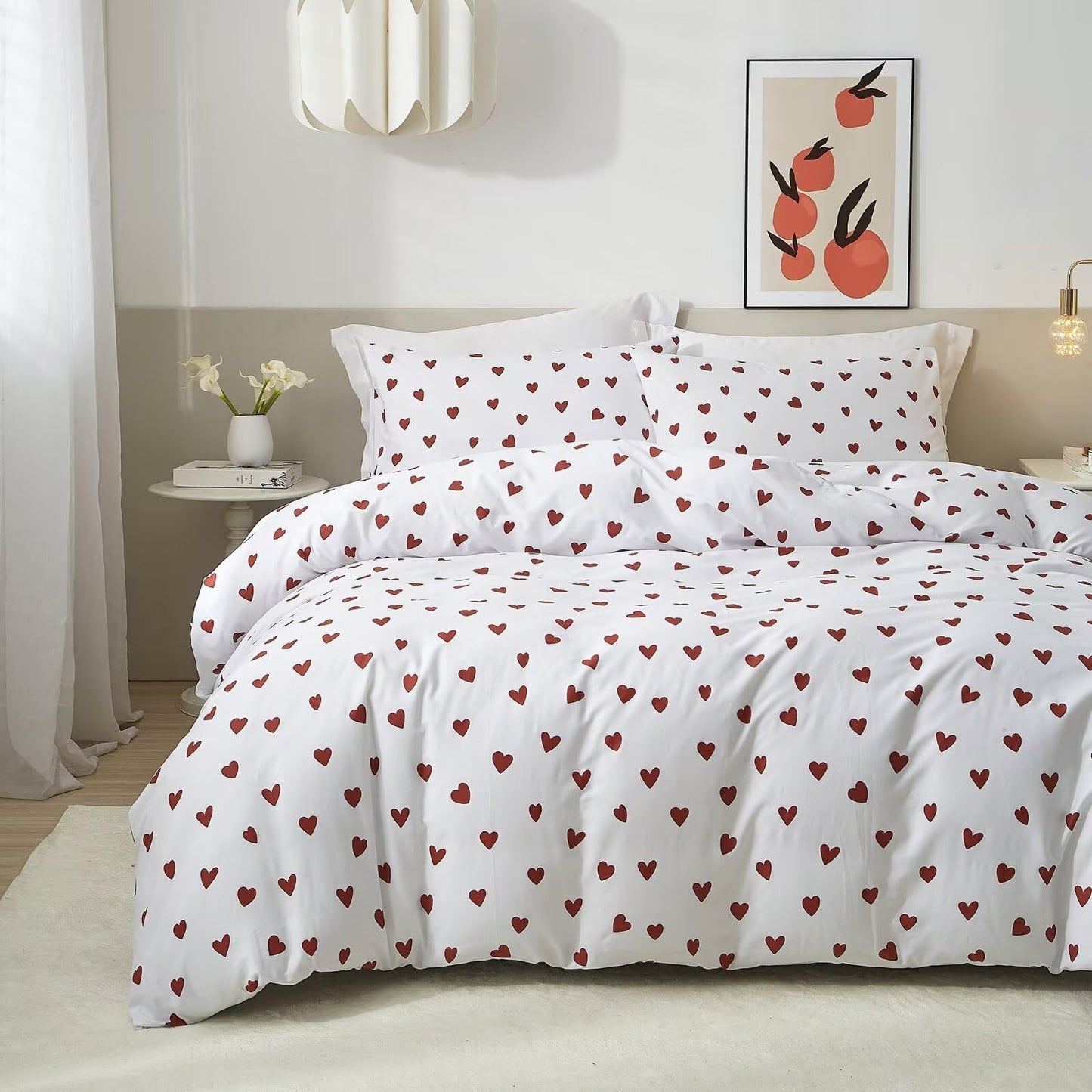 Cotton Duvet Cover Queen Set