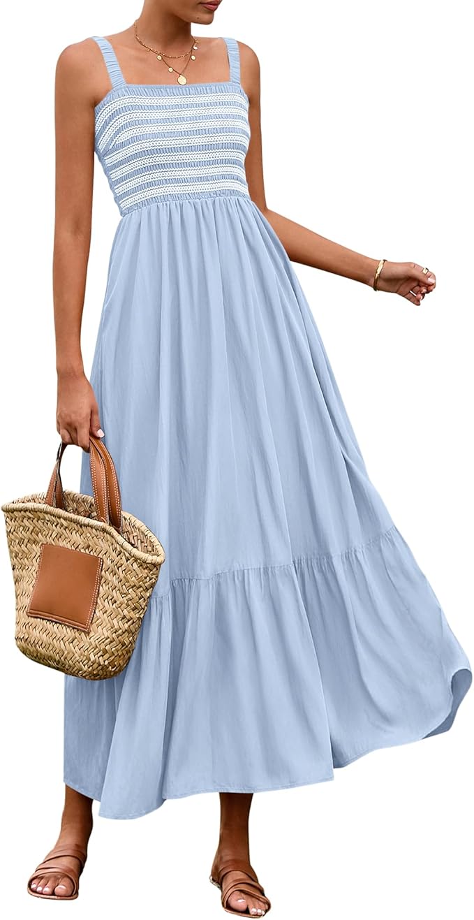 Smocked Flowy Dress