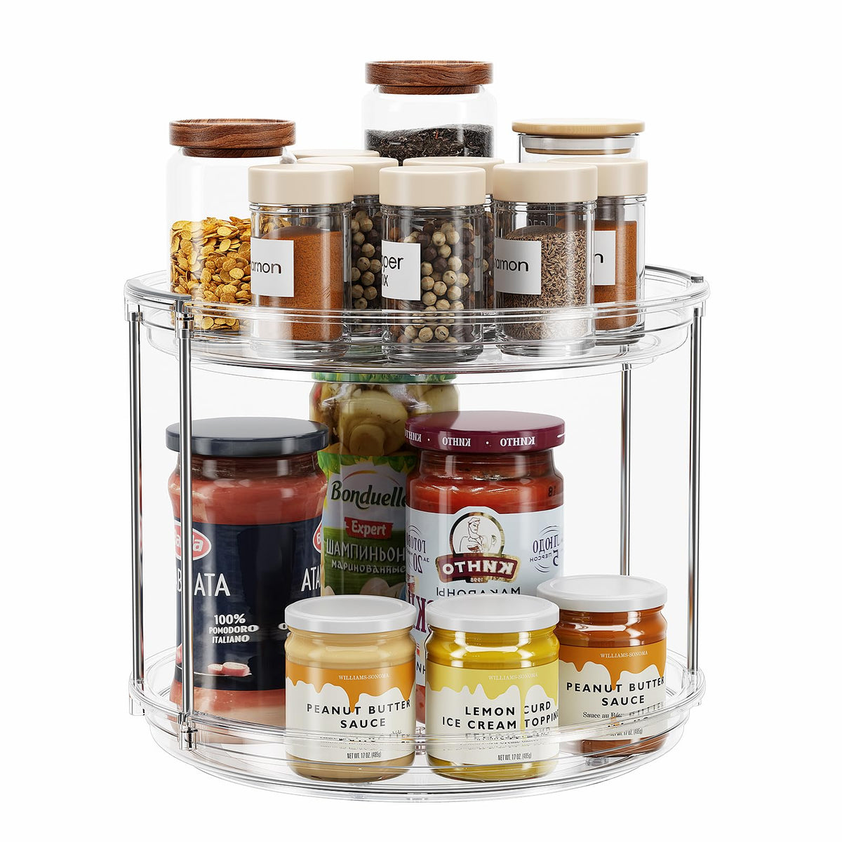 Lazy Susan Spice Rack