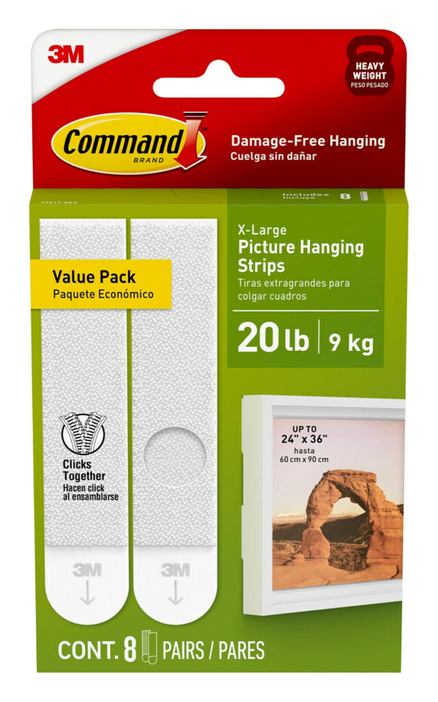Comman Heavyweight Picture Hanging Strips