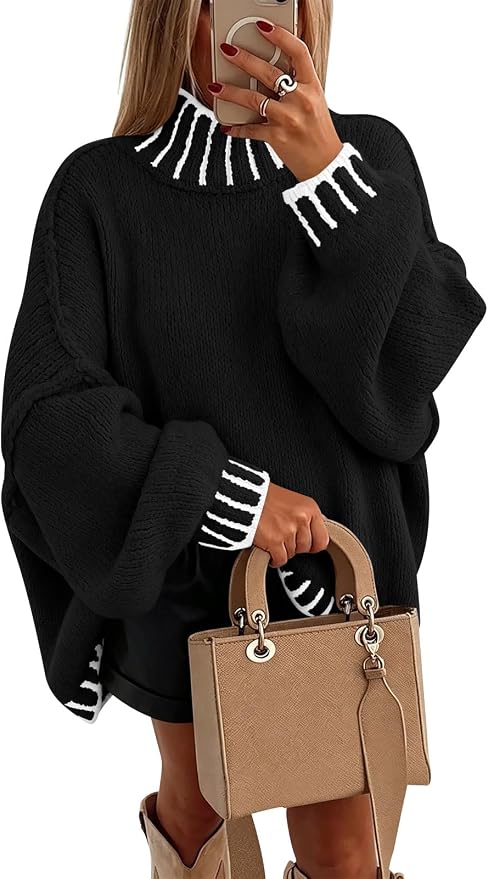 Chunky Mock Neck Sweater