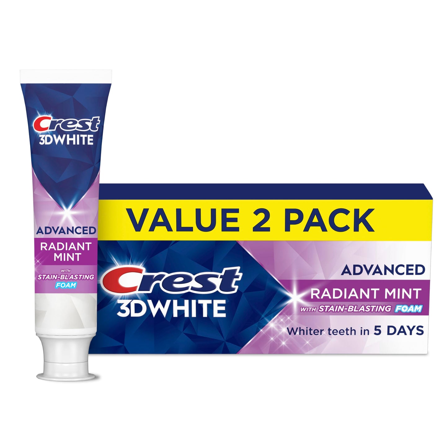 Crest 3D White Advanced Teeth Whitening Toothpaste