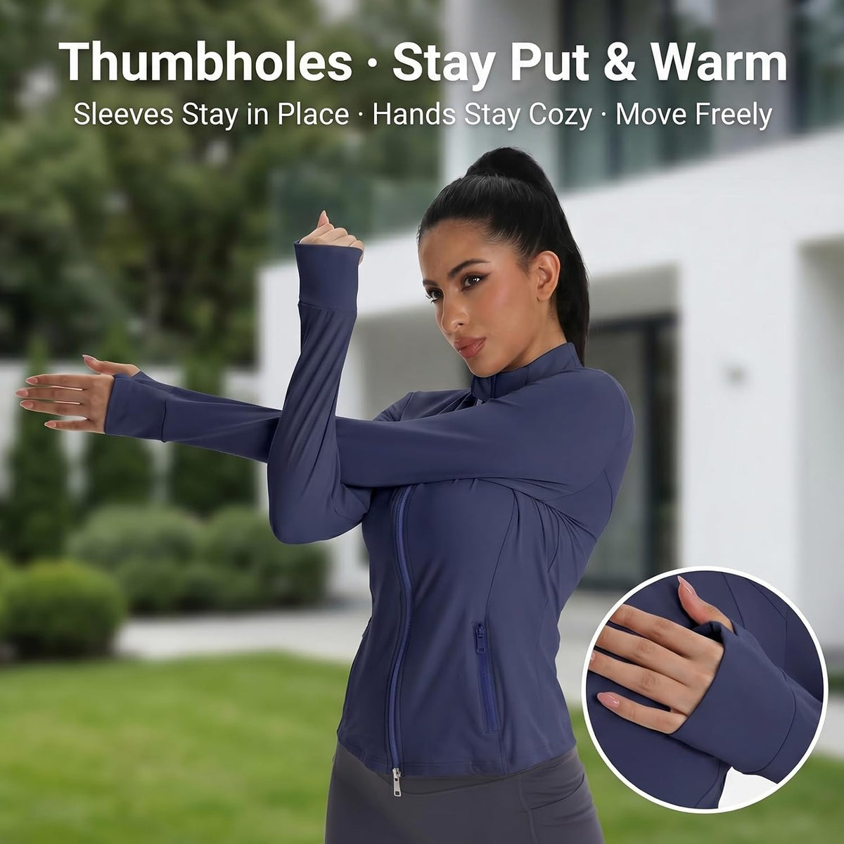 Zip Up Running Jacket