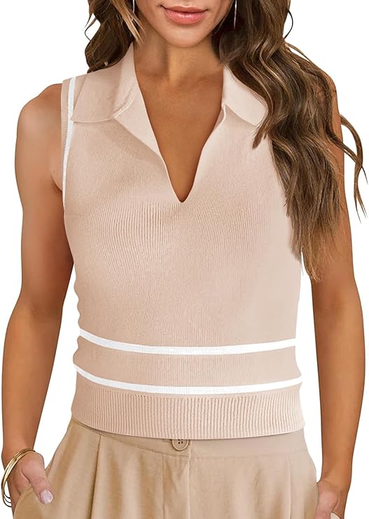 Cropped Sweater Vest