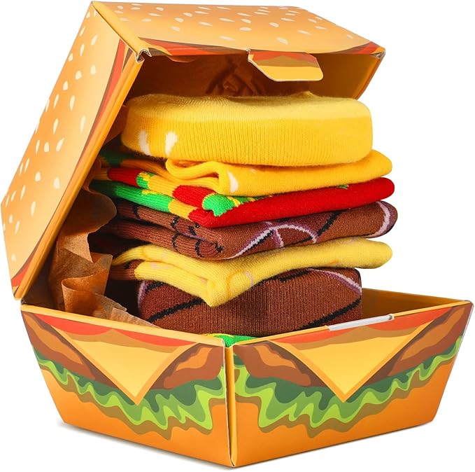 Burger Socks Box