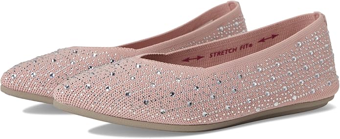 Skechers Women's Cleo Point-Gleam N Glow Ballet Flat