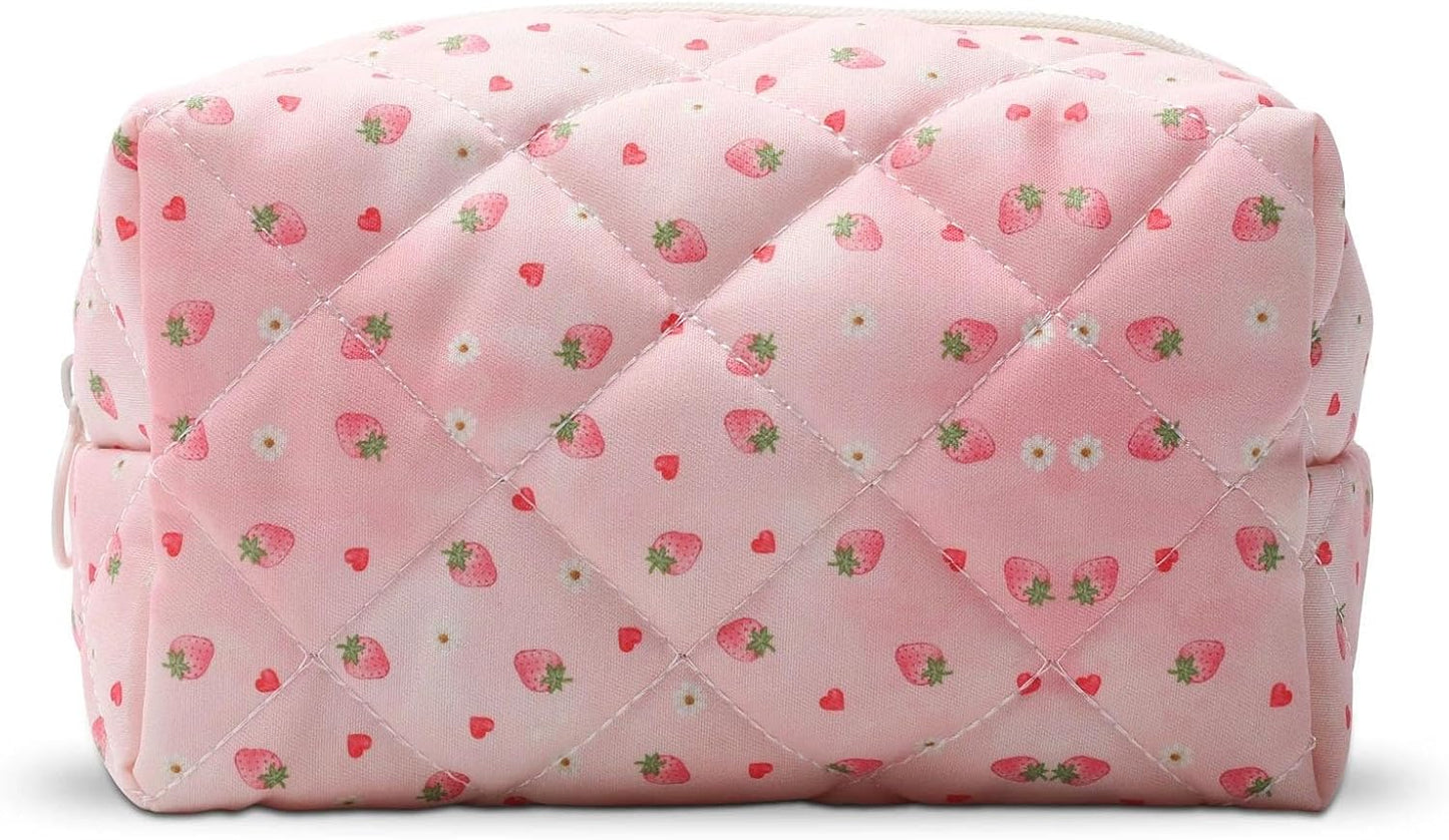 Quilted Makeup Bag
