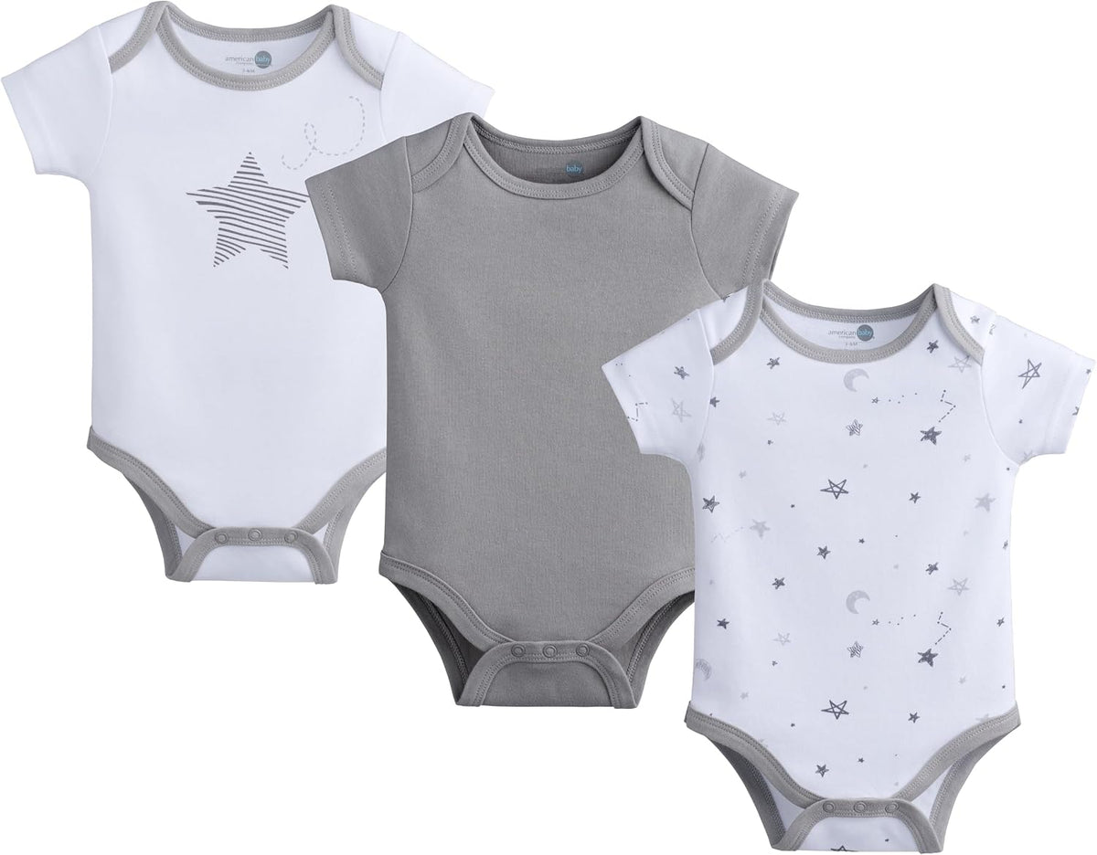 Cotton Baby Bodysuit (3PK)