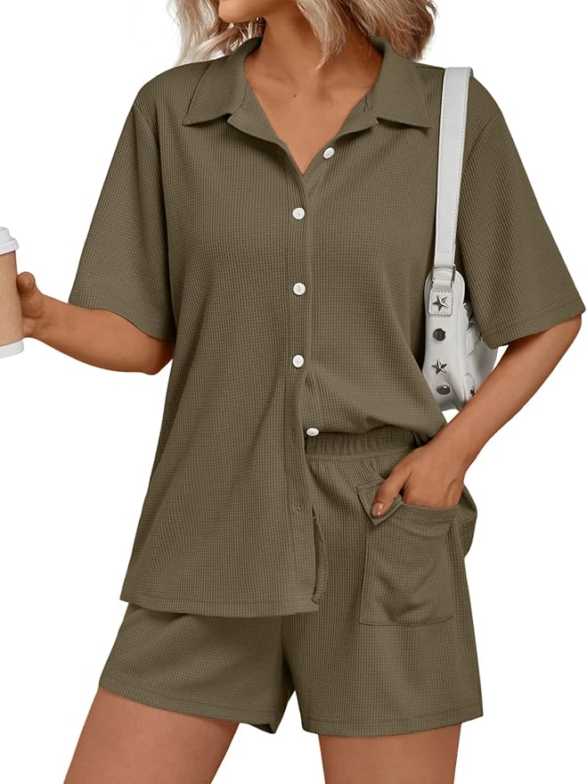 Shorts & Button Down Set