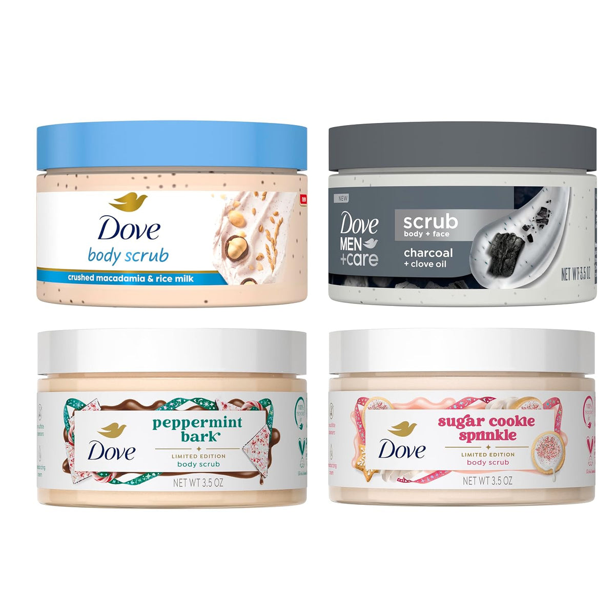 Dove Exfoliating Body Scrub (4PK)