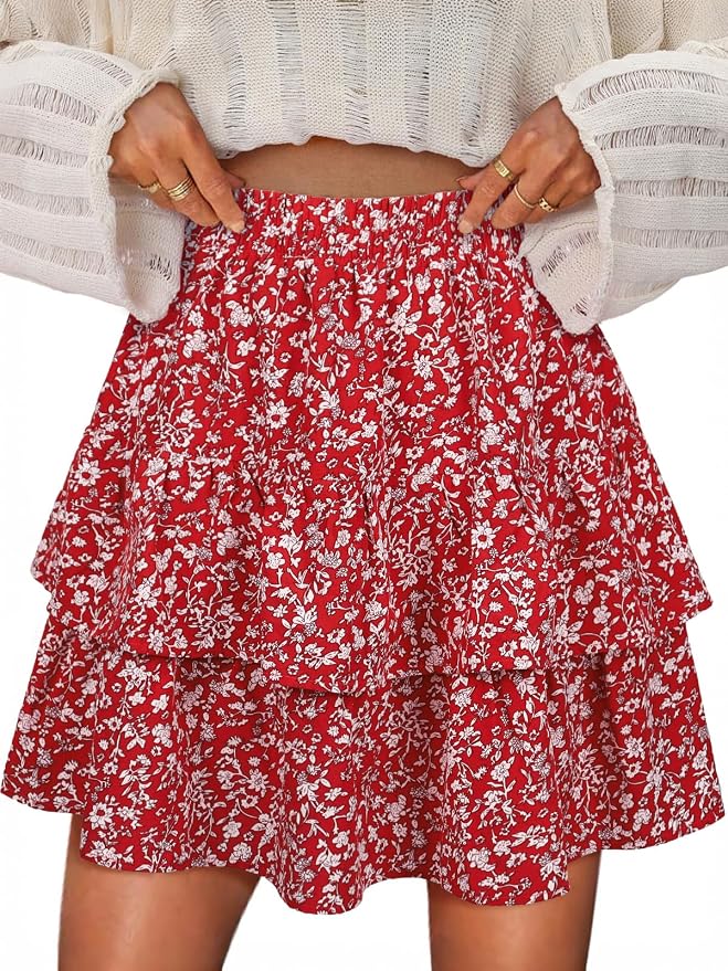 Boho Ruffle Skirt