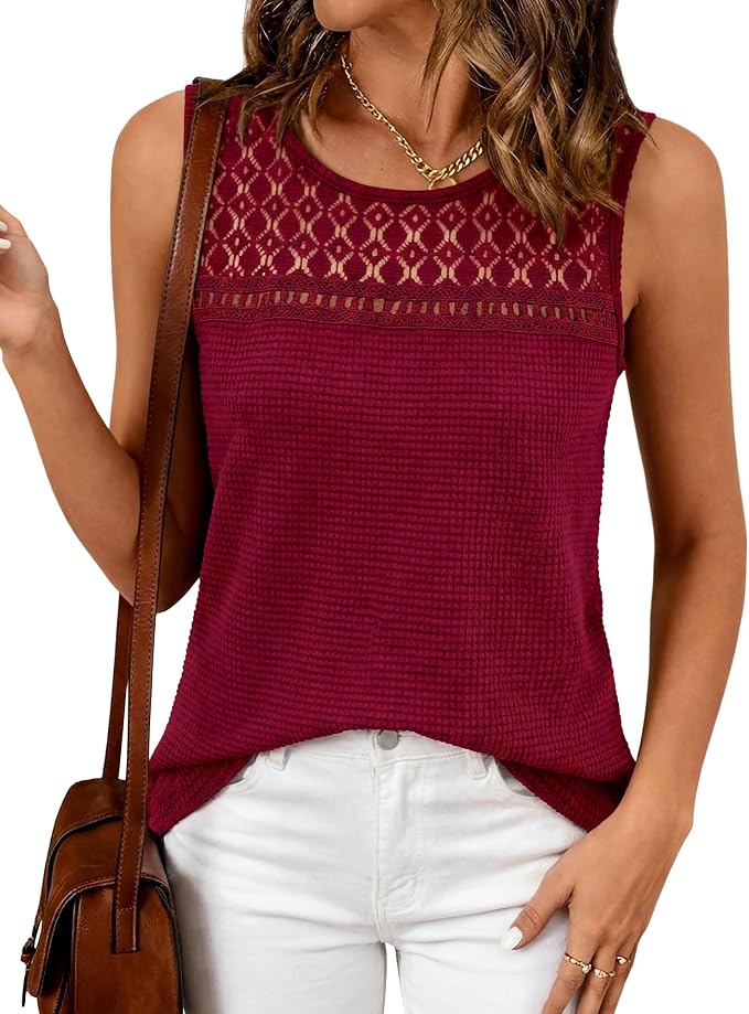 Waffle Knit Vest