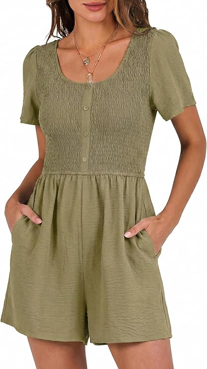 Smocked Dressy Romper