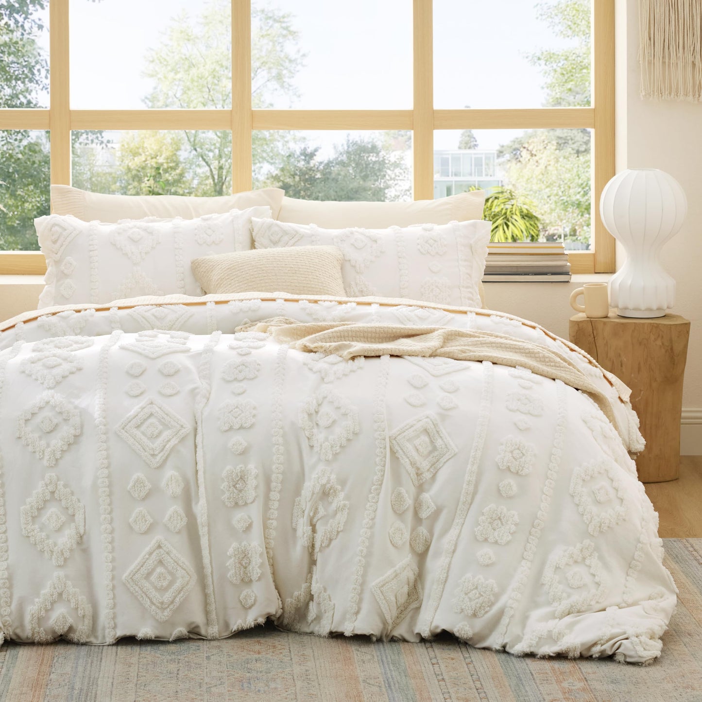 Bedsure Boho Duvet Cover Set (Queen)