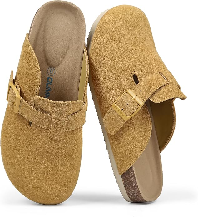 Suede Mules