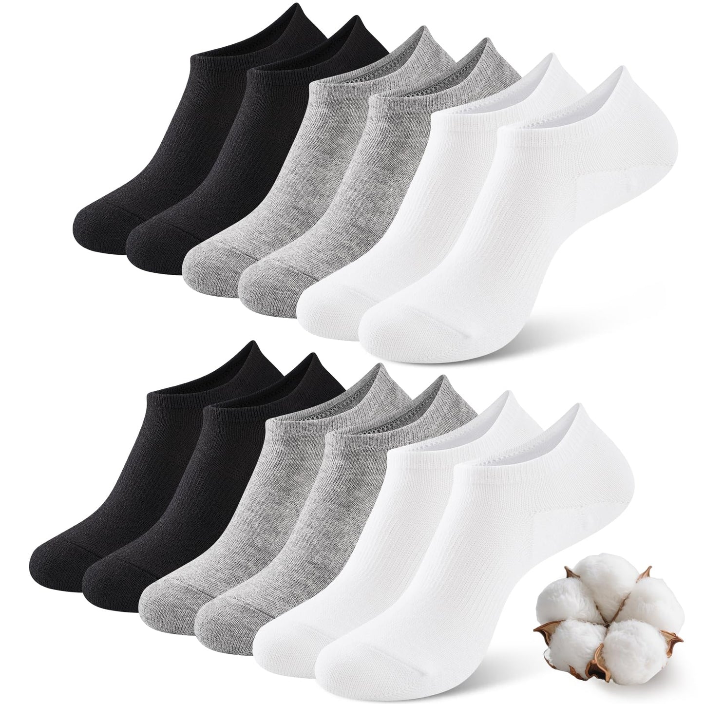 No Show Socks 6pr