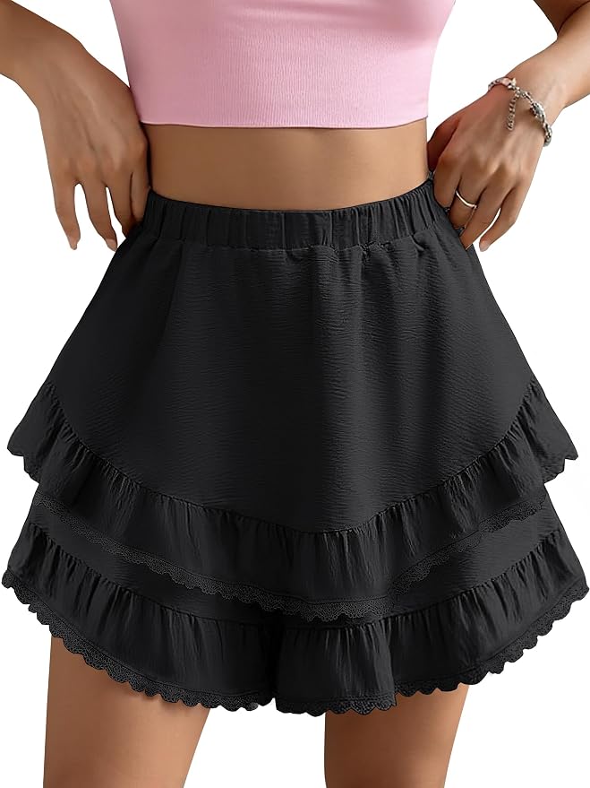 Ruffle Tiered Skorts
