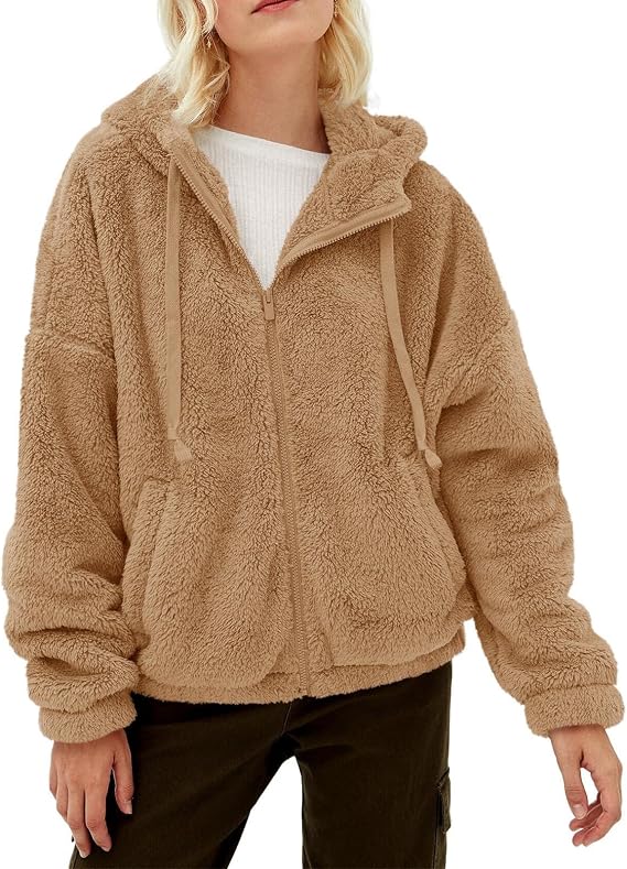 Fuzzy Sherpa Jacket