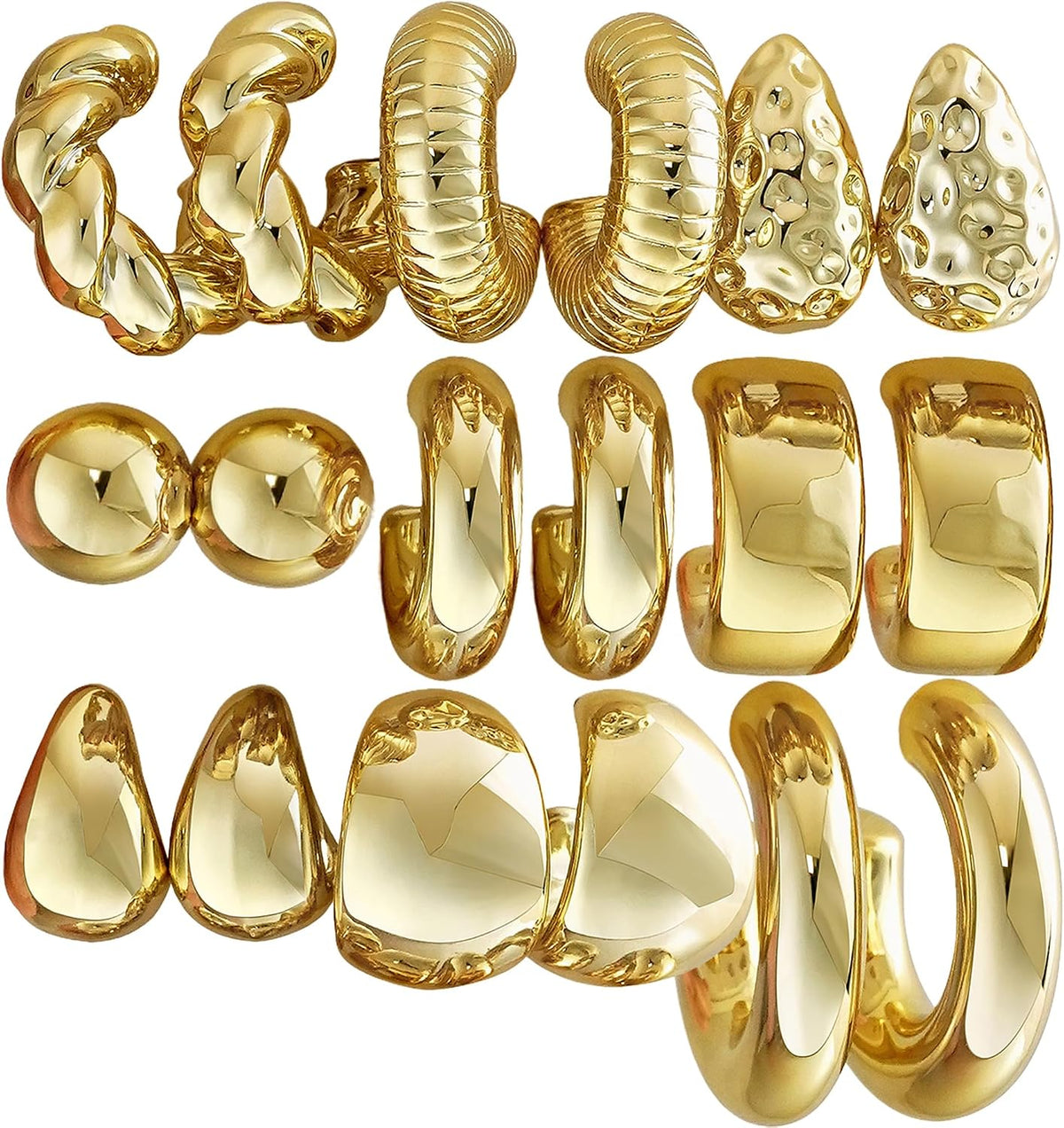 Hoop Earrings (36PR)
