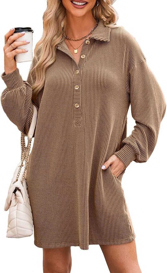 Ribbed Knit Dress