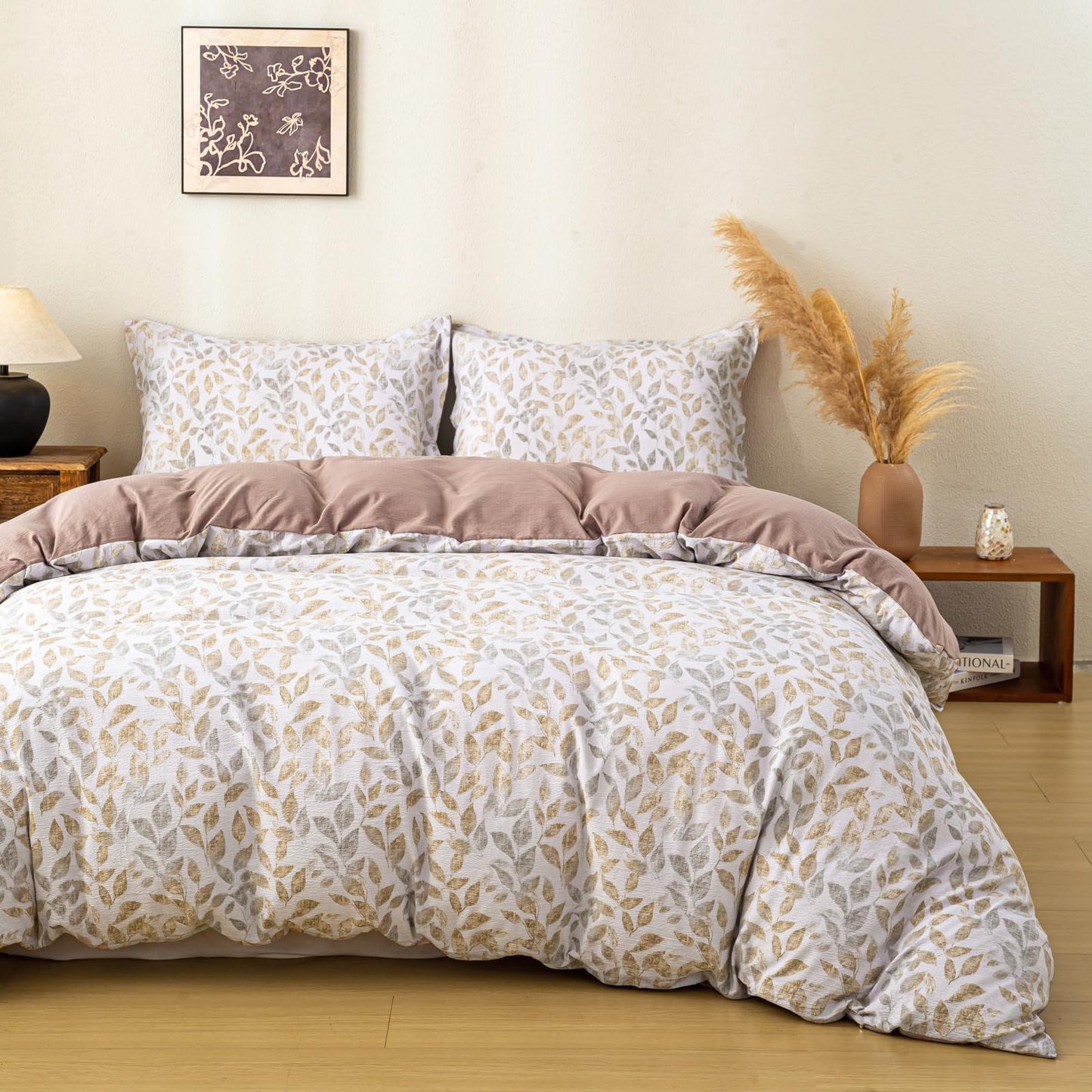 Prewashed Cotton Fall Duvet Set (King)