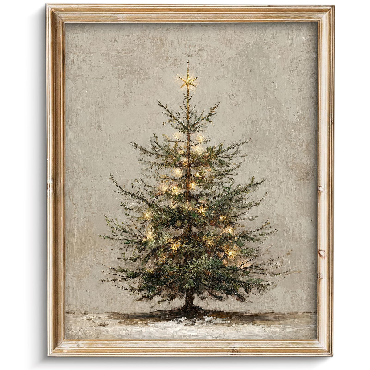 Vintage Christmas Canvas Art