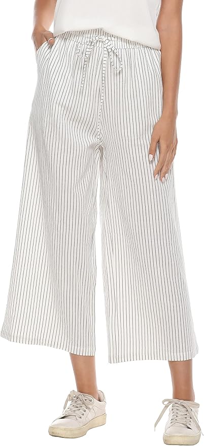 Cotton Linen Capris