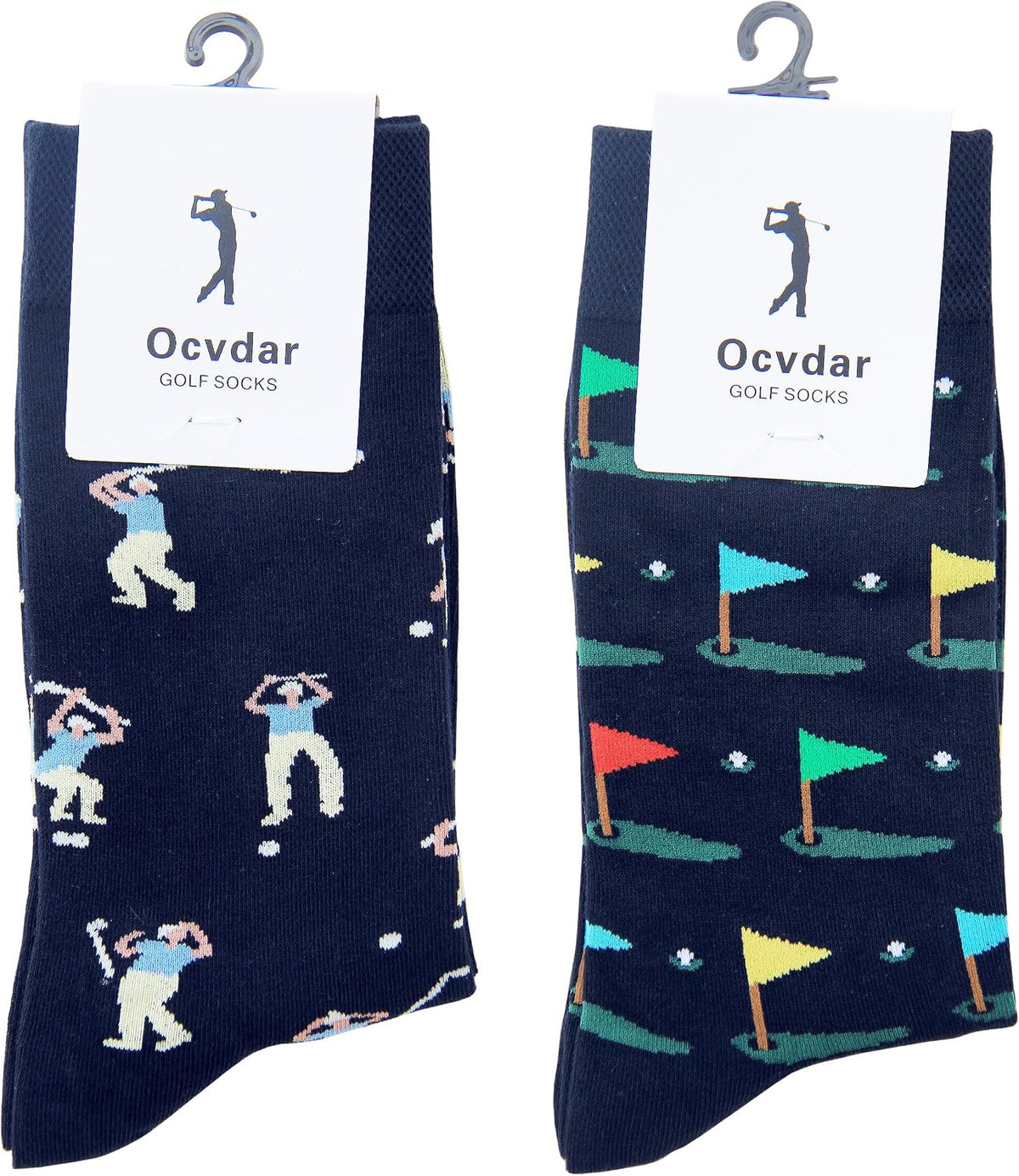 Funny Golf Socks Men 2pk