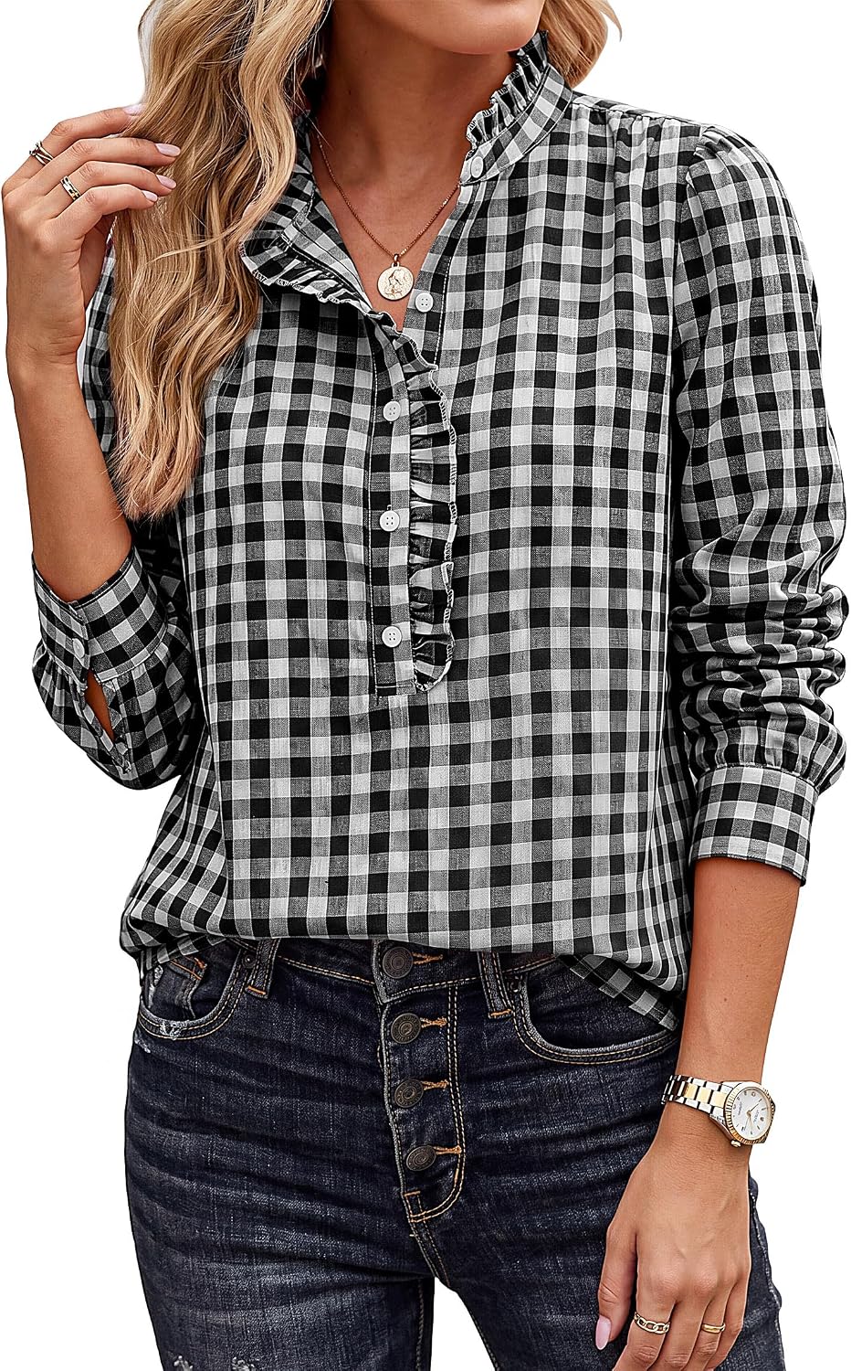 Plaid Button Shirt