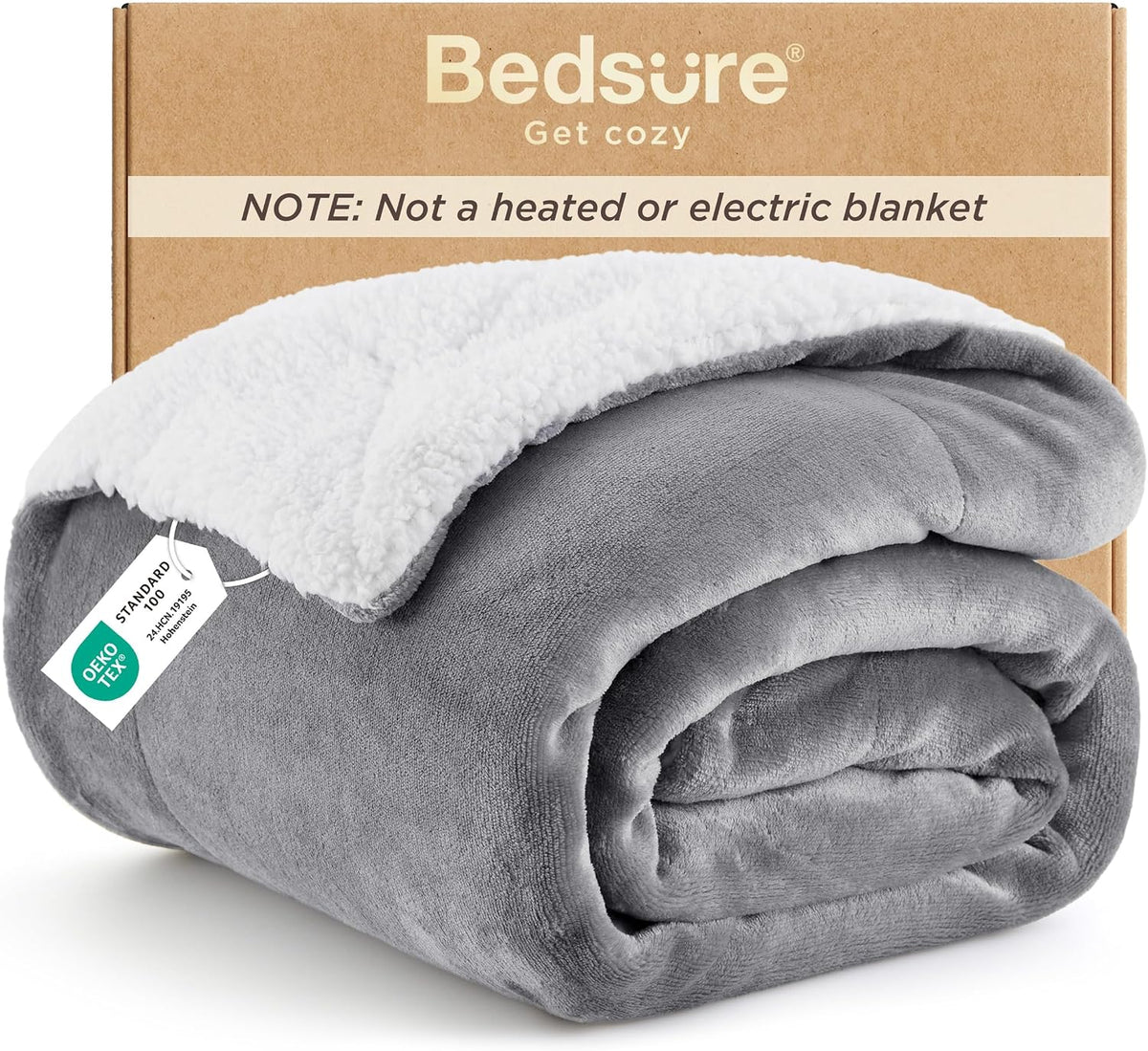 Bedsure Sherpa Fleece Throw