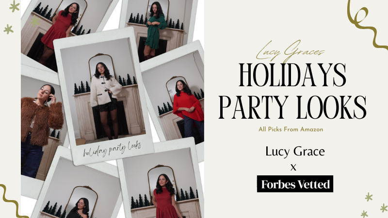 Lucy Grace x Forbes Vetted: Holiday Party Looks on Amazon ✨🎄