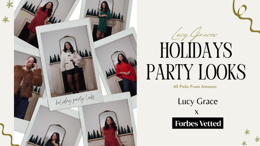 Lucy Grace x Forbes Vetted: Holiday Party Looks on Amazon ✨🎄