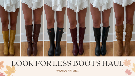 Look For Less Boots Haul 👢🍂