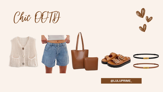 Chic Shorts Look 🤎
