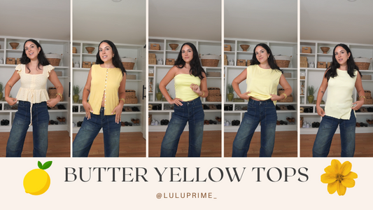 Butter Yellow Tops Under $20 💛🍋