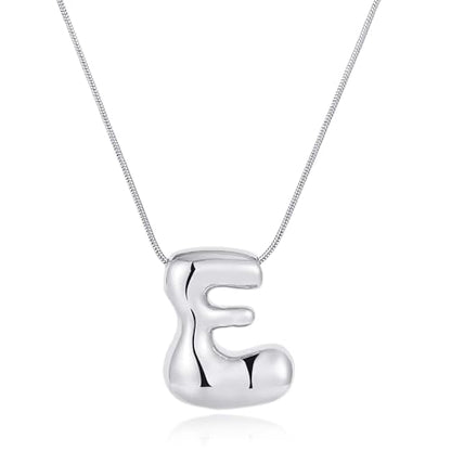 Bubble Initial Necklace