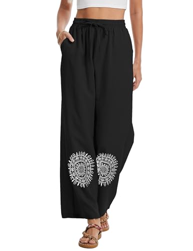 Cotton and Linen Blend Pants