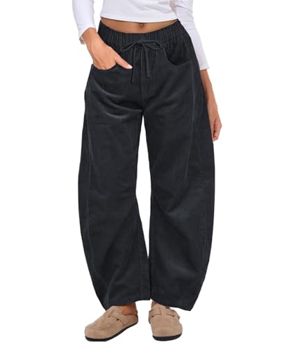 Barrel Corduroy Pants