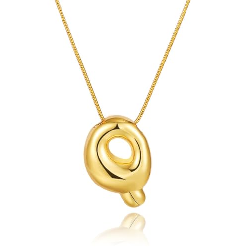 Bubble Initial Necklace