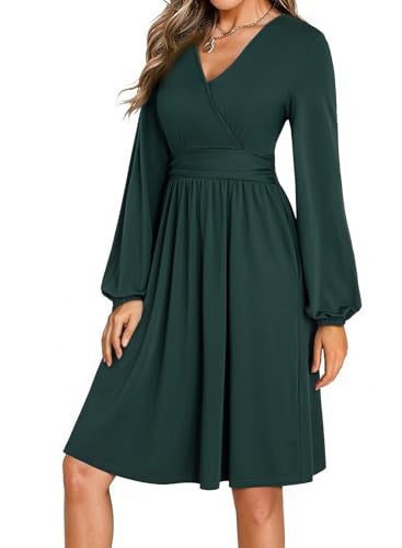Wrap V-Neck Mini Dress