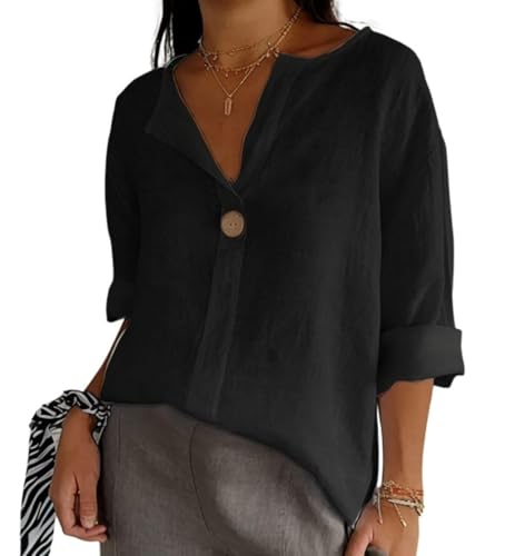 Cotton Linen Blouse