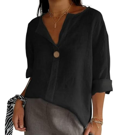 Cotton Linen Blouse