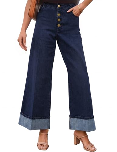 Wide Leg Straight Jeans