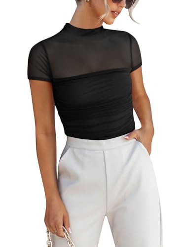 ANRABESS Mesh Blouse