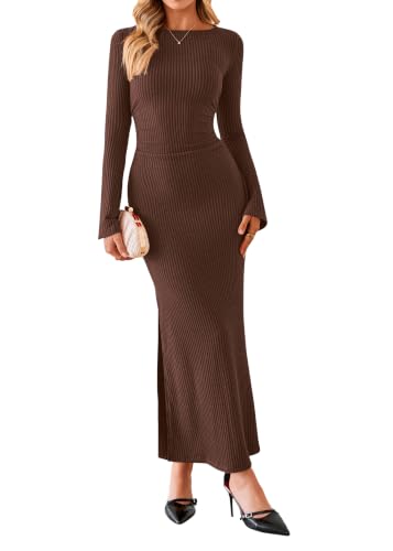 Fall Bodycon Maxi Dress