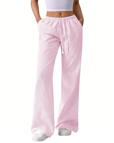 Striped Wide Leg Pants