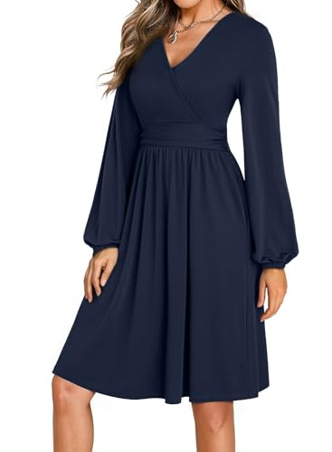 Wrap V-Neck Mini Dress